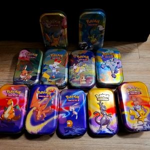 13 Pokemon tins